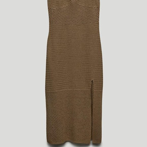 Aritzia Evie Dress in Shiitake - Picture 2 of 3